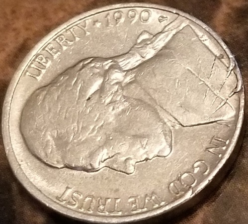 1990-P-Jefferson-Nickel-With-Multiple-Die-Streaks