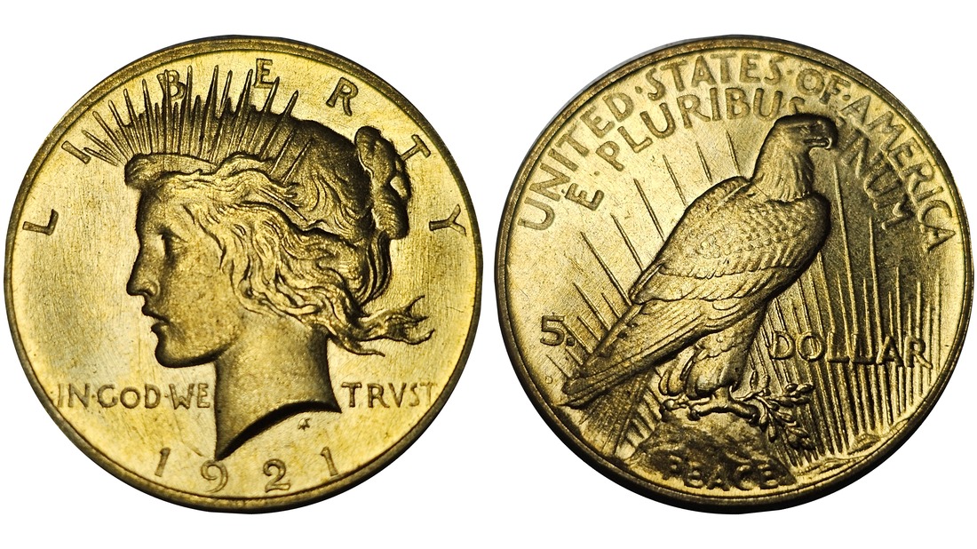 Fantasy-Peace-Or-Pattern?-1921-Low-Relief-Denver-Proof-5-Dollar-Coin