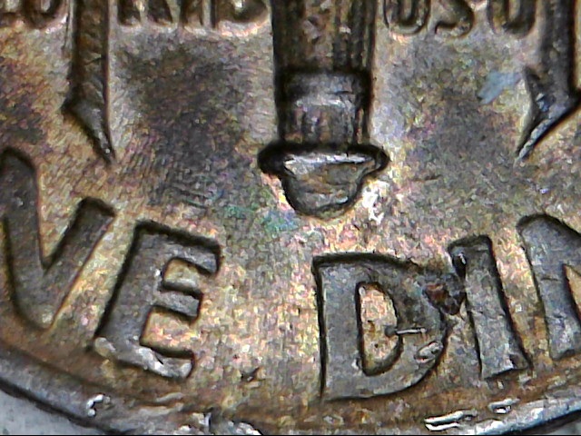 2001-P-Dime.-Looks-Copper-Plated-With-MDo-On-Olive-Branch.