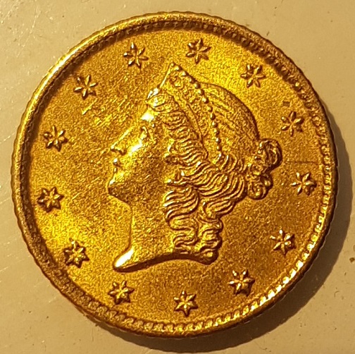 1850-Type-1-Gold-Dollar-New-Orleans