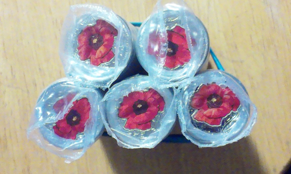 2015-Remembrance-Coin-Pack:-In-Flanders-Fields-And-Poppy