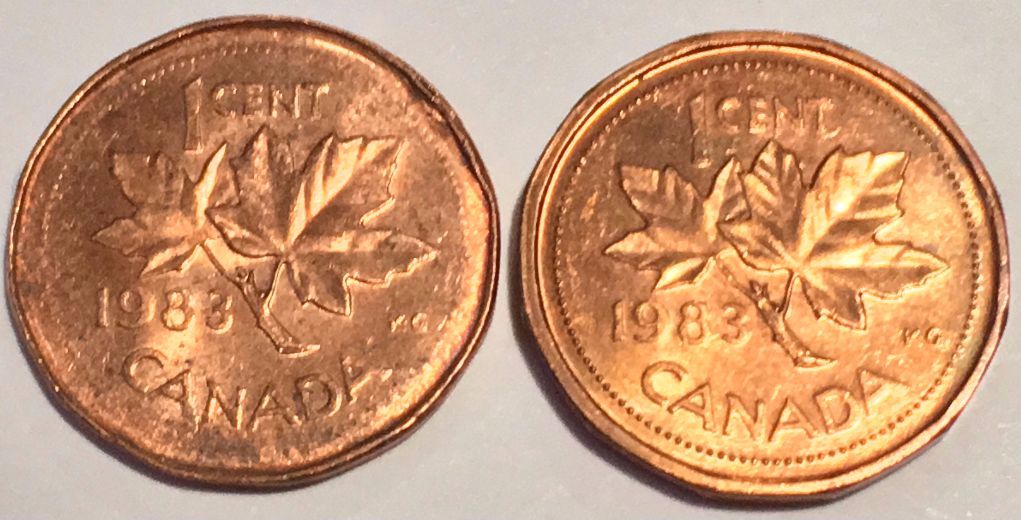 1983-Penny-Struck-On-Thin-Planchet
