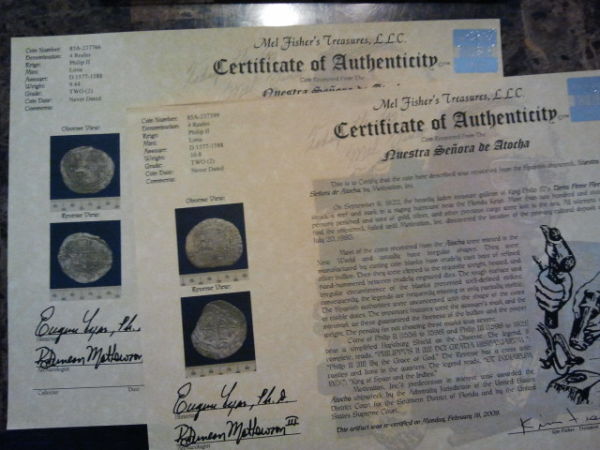 Two-Atocha-Coins