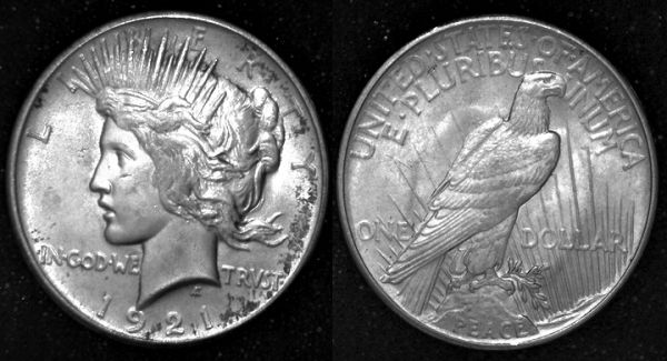 1921-Peace-Dollar