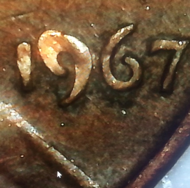 1967-Lincoln-Cent-Error?