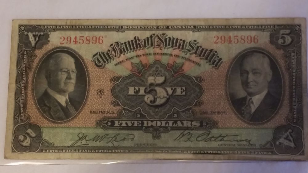 1935-Nova-Scotia-$5