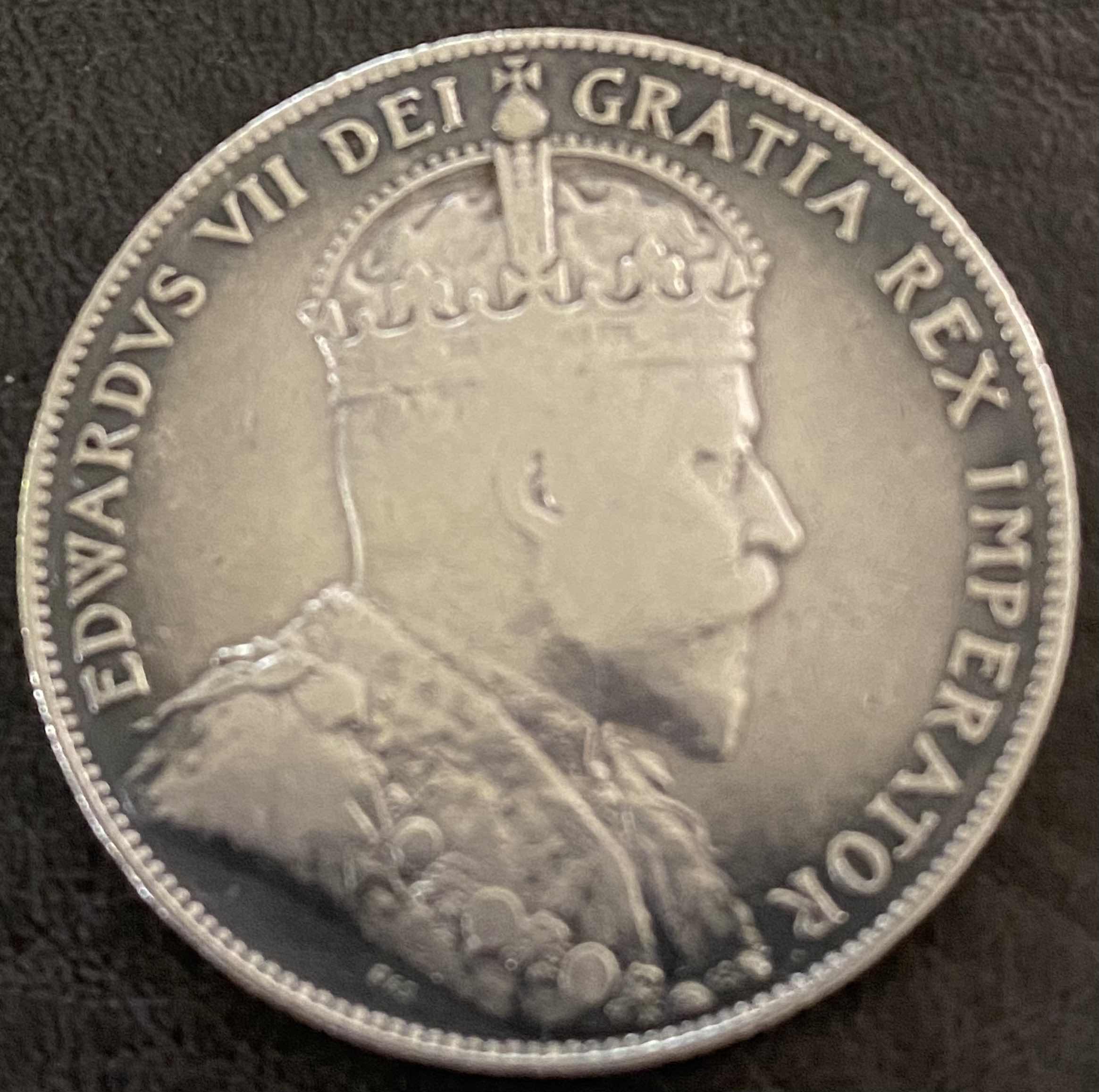 1905-Edward--VII-Fifty-Cents-For-Grading-Please.