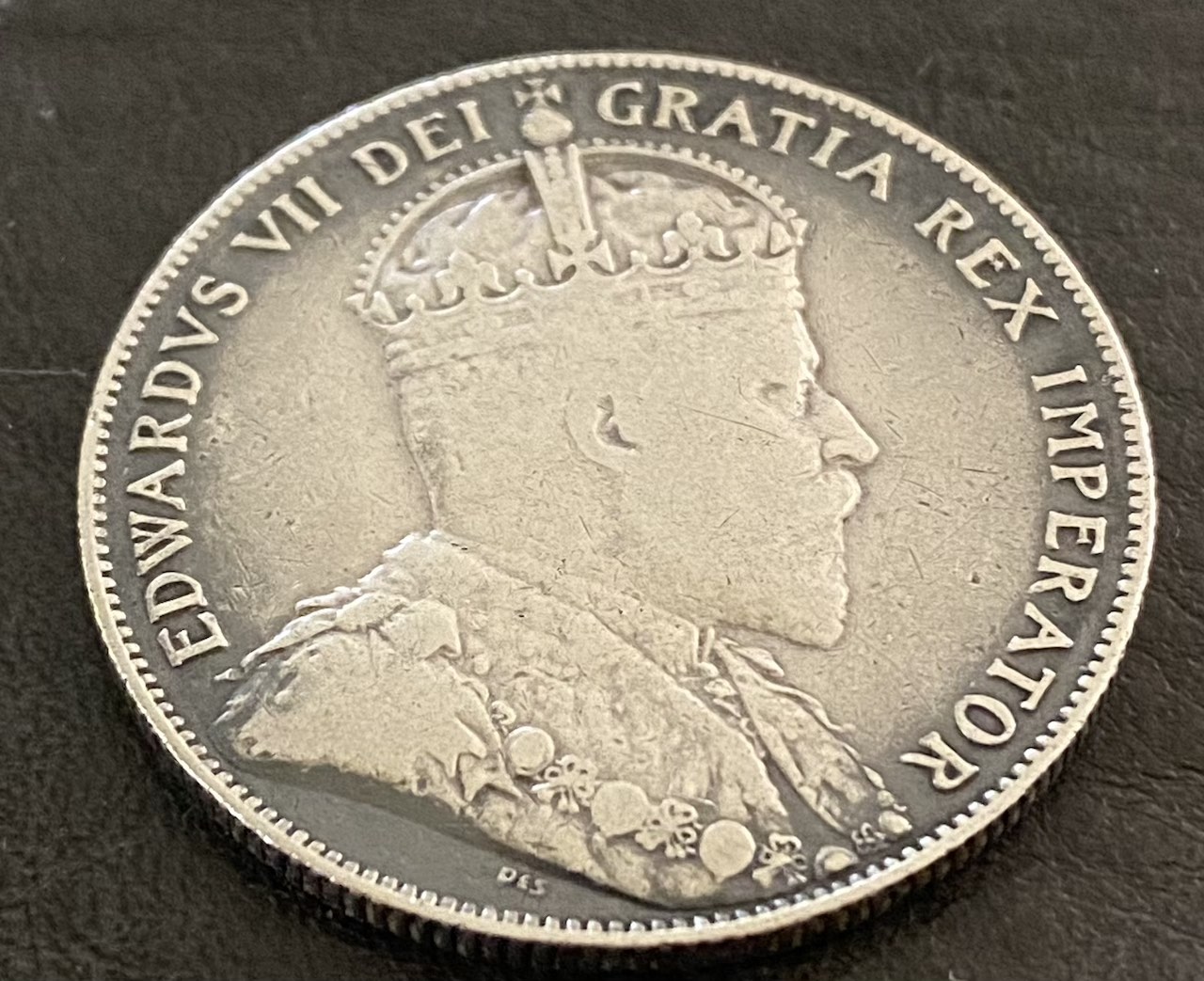 1905-Edward--VII-Fifty-Cents-For-Grading-Please.