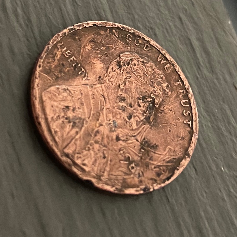 Just-A-Very-Badly-Damaged-Penny?-Cannot-Make-Out-The-Year