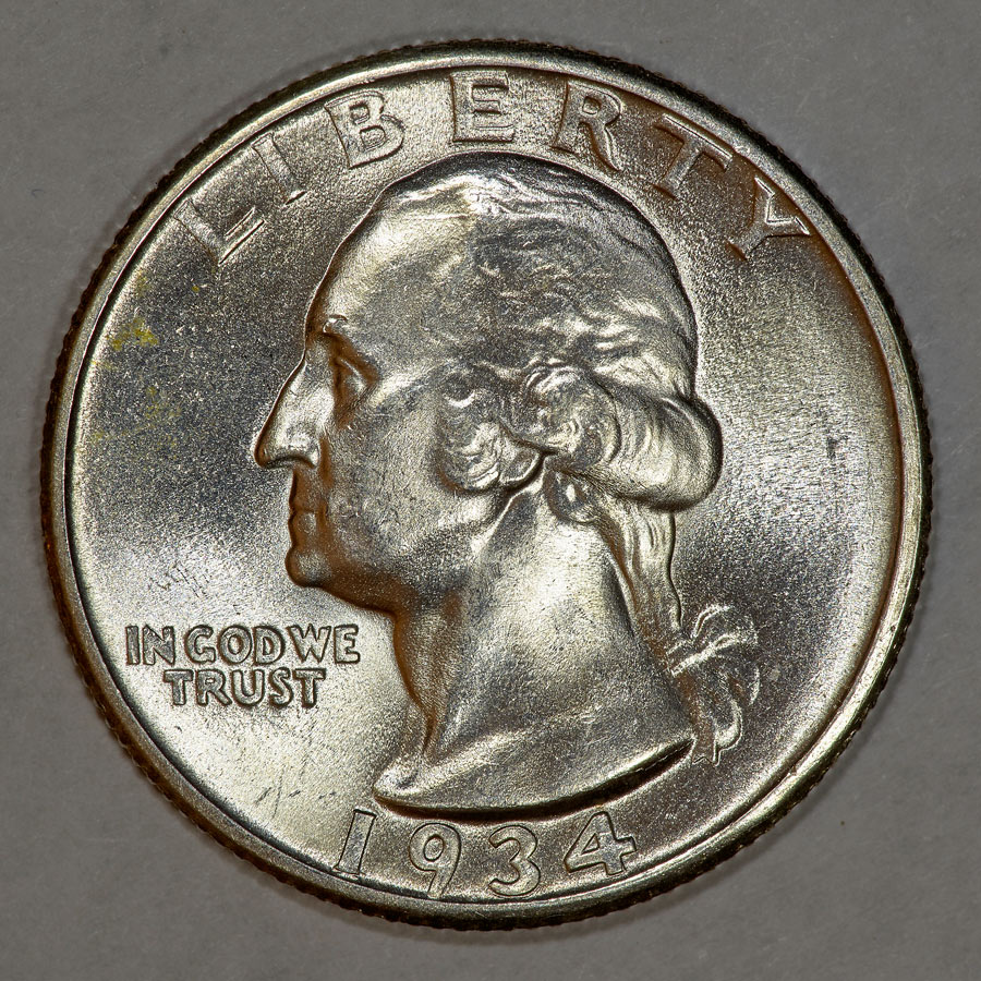 Two-1934-Washington-Quarters,-Is-One-A-Heavy-Motto?
