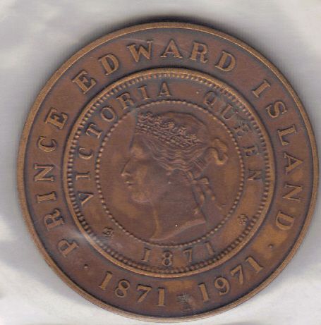 1871-PEI-Cent-Coinge/Medal-Axis