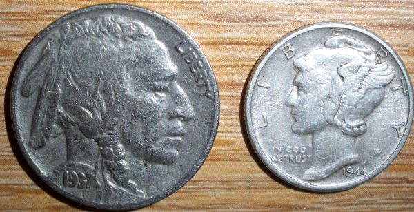 1937-Buffalo-And-1944-Mercury