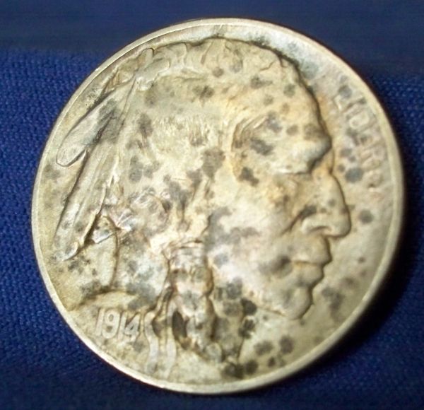 1914-Buffalo-Nickel,-Die-Clash?