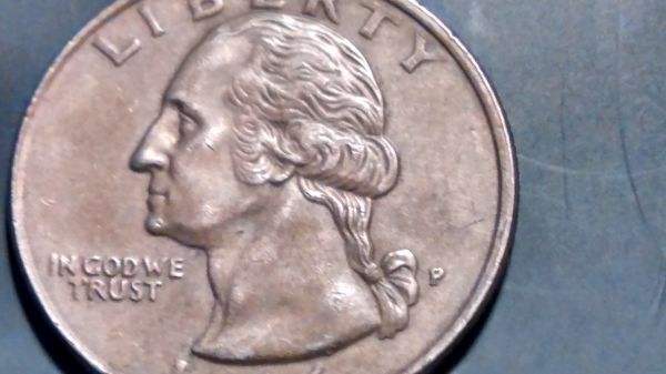 1996-Quarter-Copper-Core?-Missing-Clad-Weight-5.63-G