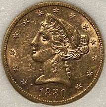 First-Attempt-To-Grade-A-$5-1880-Liberty-Gold-Coin