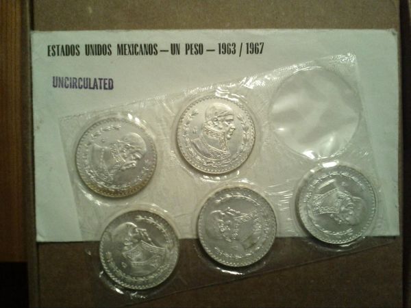 Mexican-Pesos-Uncirculated-Set