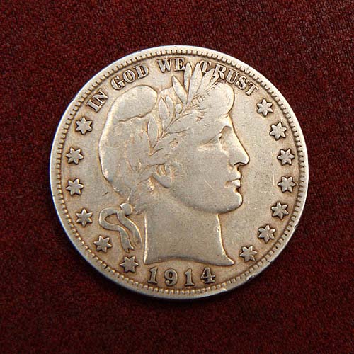 1913-And-1914-S-Barber-Halves-For-Grading
