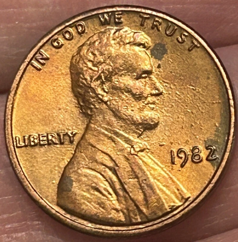 1982-D-Large-Date-Lincoln-Penny-DDO-With-Double-Ear