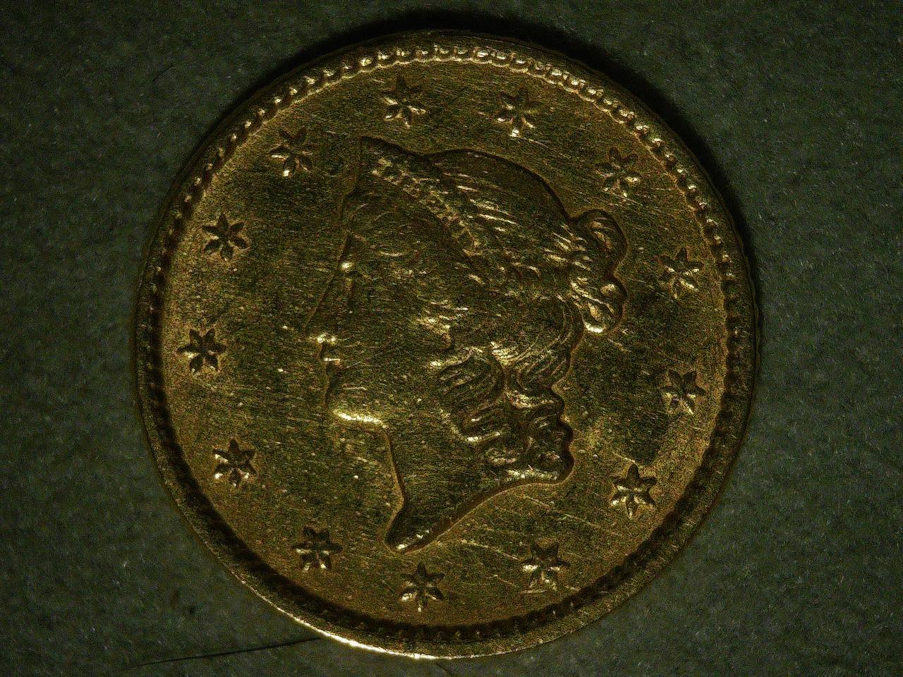 Counterfeit-Gold-Dollar-1852