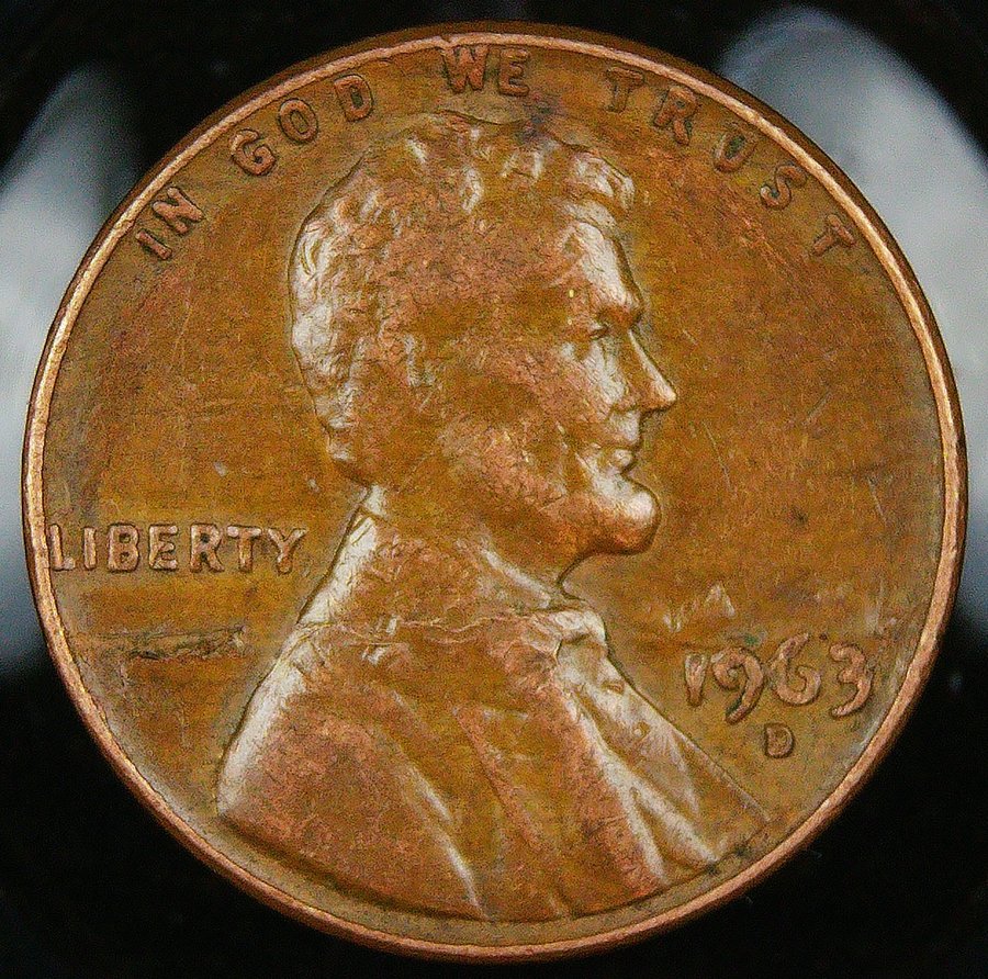 1963-D-Lincoln-Modern-Cent---Die-Failure?