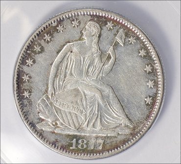 1877-S-Seated-Half-For-Grading