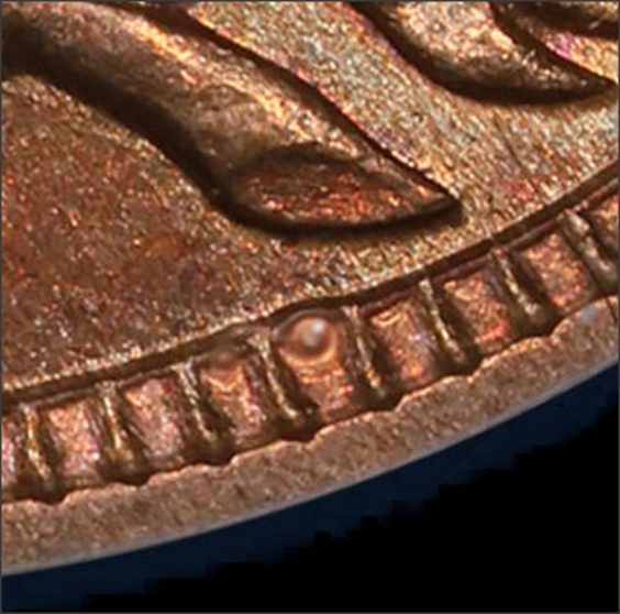 1862-Indian-Cent--Flawed-Planchet?