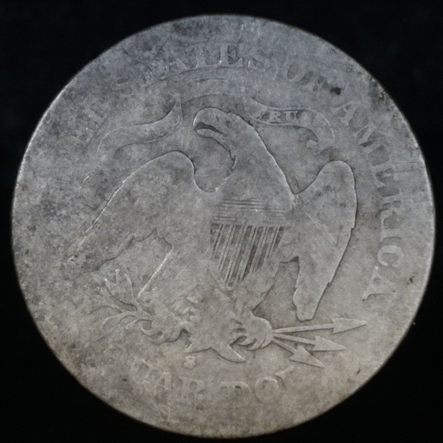 1866-S-Seated-Quarter-For-Grading