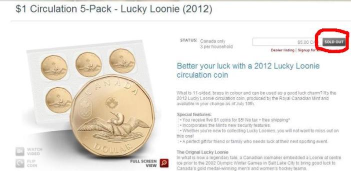 2012-Lucky-Loonie-Pack-Sold-Out
