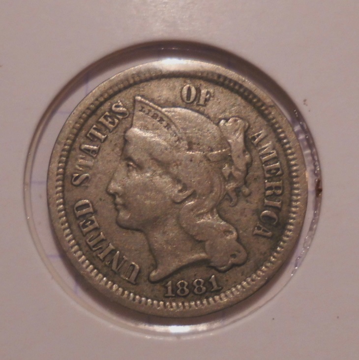 3-Cent-1881-Variety,-Grade-And-Value