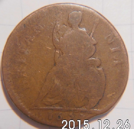 1673-Half-Penny