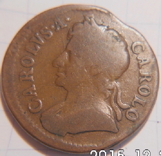 1673-Half-Penny