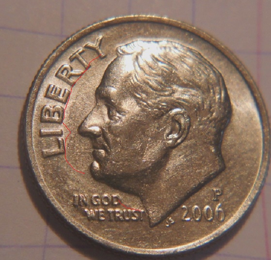 Two-2006-P-Roosevelt-Dime-With-Die-Clash?