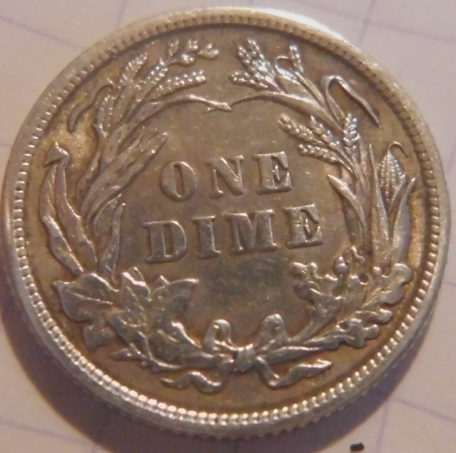 1916-Barber-Dime-For-Grading,-Possible-Clash?