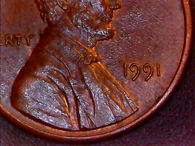 1991-No-Mint-Mark-Penny-Reverse-Error