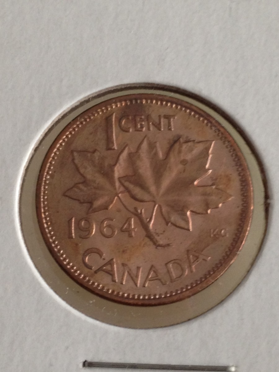 1964-Cent-Die-Clash?-DD?-Plating-Issue?-Found-In-Roll