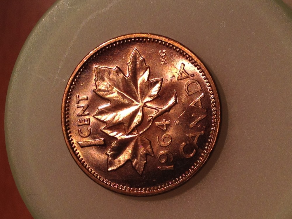1964-Cent-Die-Clash?-DD?-Plating-Issue?-Found-In-Roll