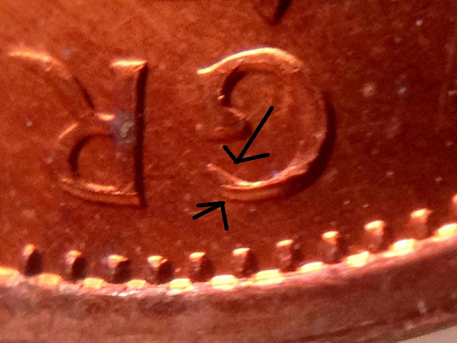 1964-Cent-Die-Clash?-DD?-Plating-Issue?-Found-In-Roll