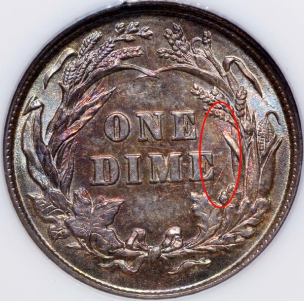 Barber-Dime-NGC-Graded