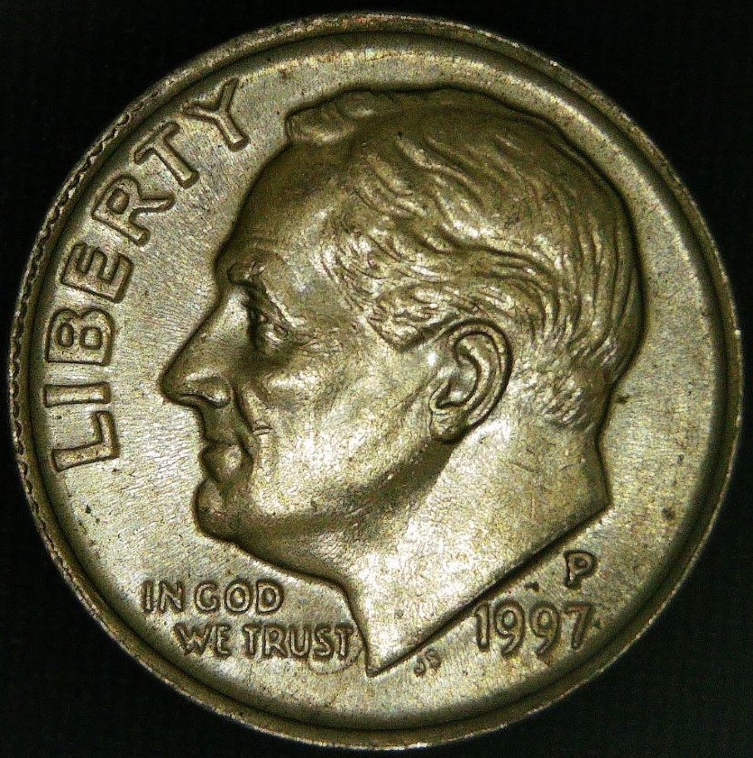 1997-P-FDR-Dime-Partial-Collar
