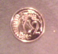 1974-New-Zealand-2-Cent-Coin-In-Silver