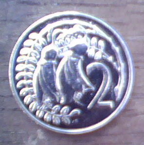 1974-New-Zealand-2-Cent-Coin-In-Silver