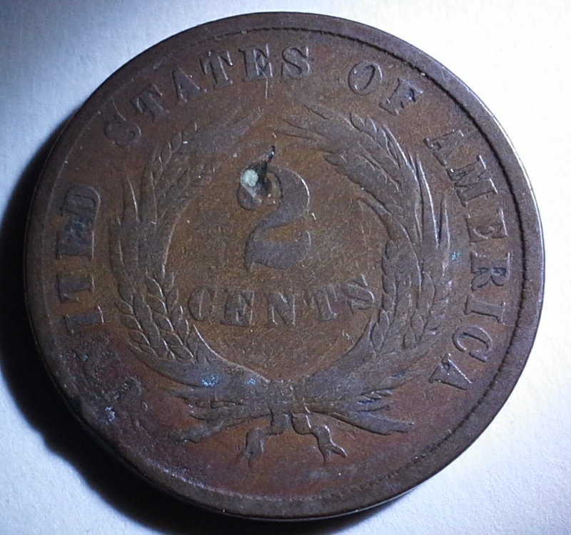 1864-2-Cents-Coin-Grade/-Value-Help-Needed