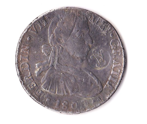 Mexican-War-Of-Independence:-Lva-Or-Avt-Counterstamp