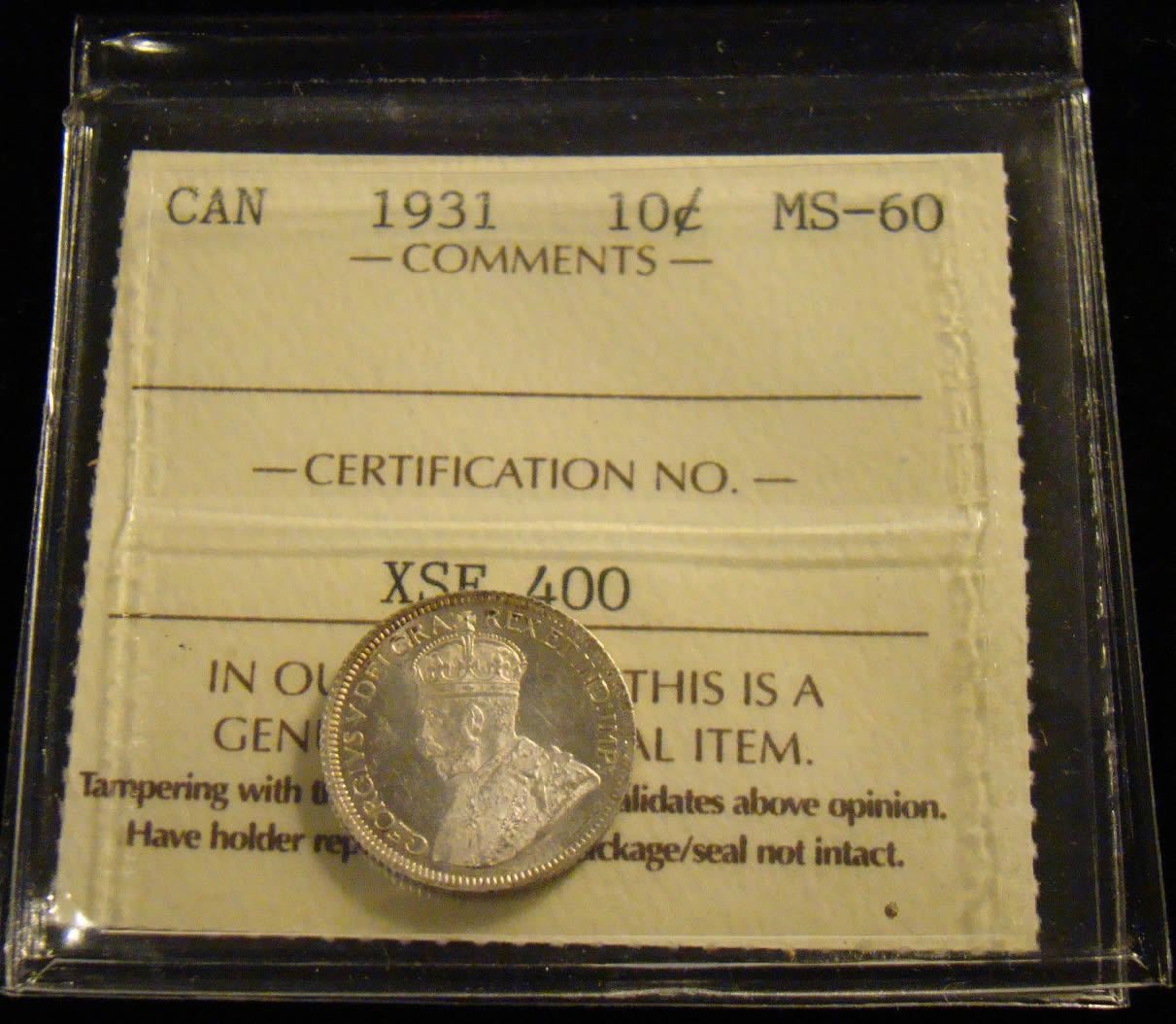 Cameo-KGV-Dime-On-Ebay......