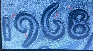 1968-S-Cent:-Repunched-Dates-And-Mint-Mark?