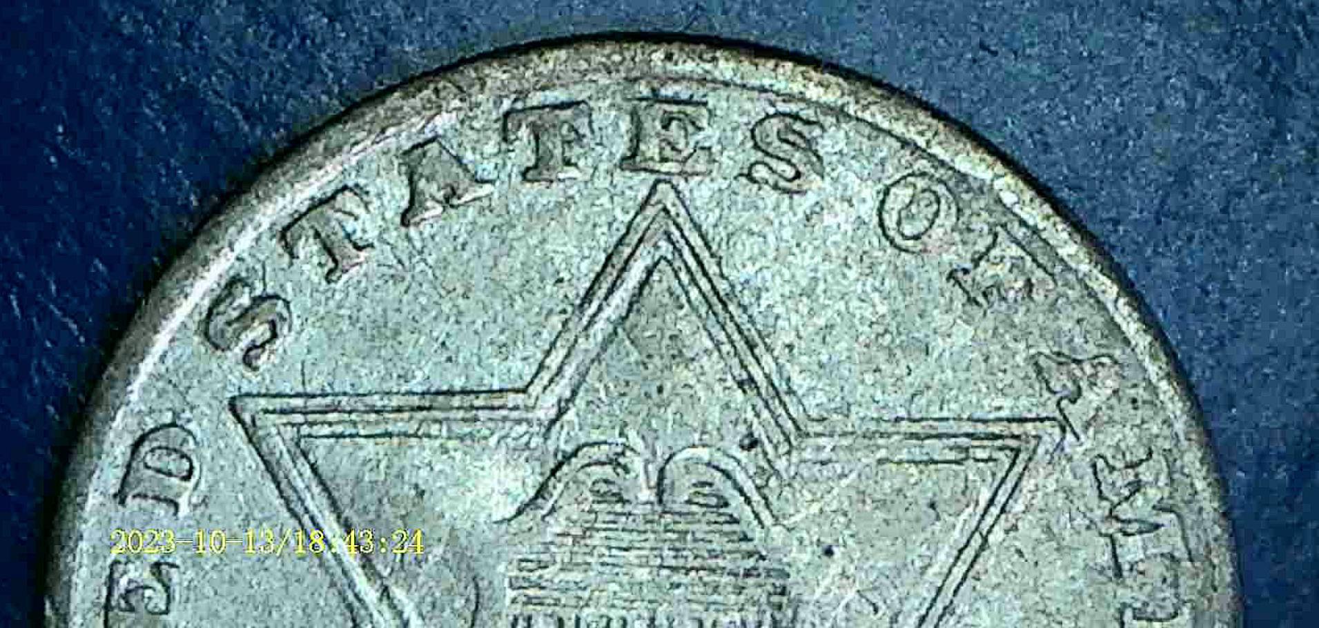 1856-Three-Cent-Silver-Trime-Type-2.-Gradeable?