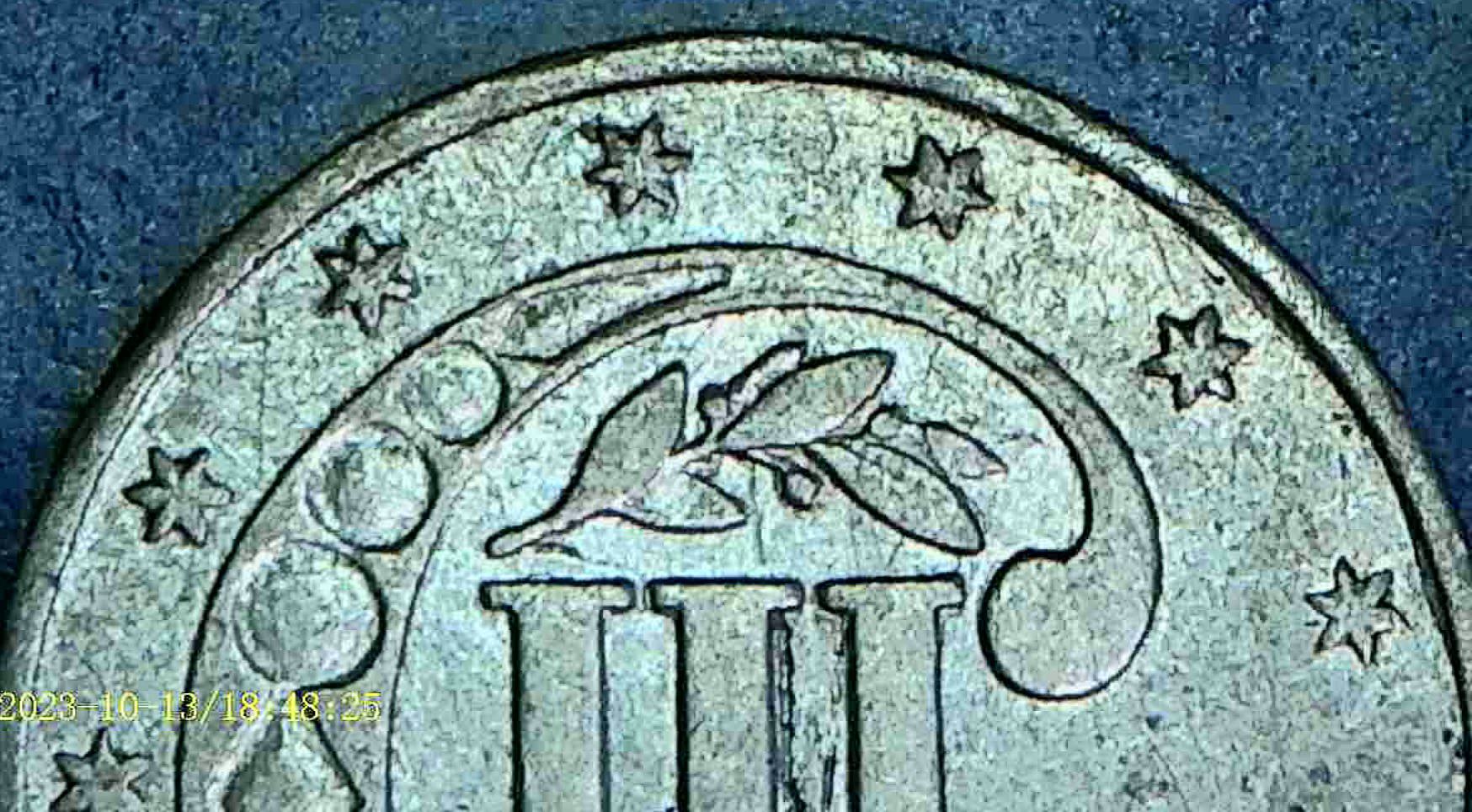 1856-Three-Cent-Silver-Trime-Type-2.-Gradeable?