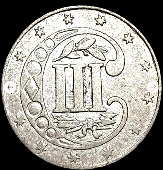 1856-Three-Cent-Silver-Trime-Type-2.-Gradeable?