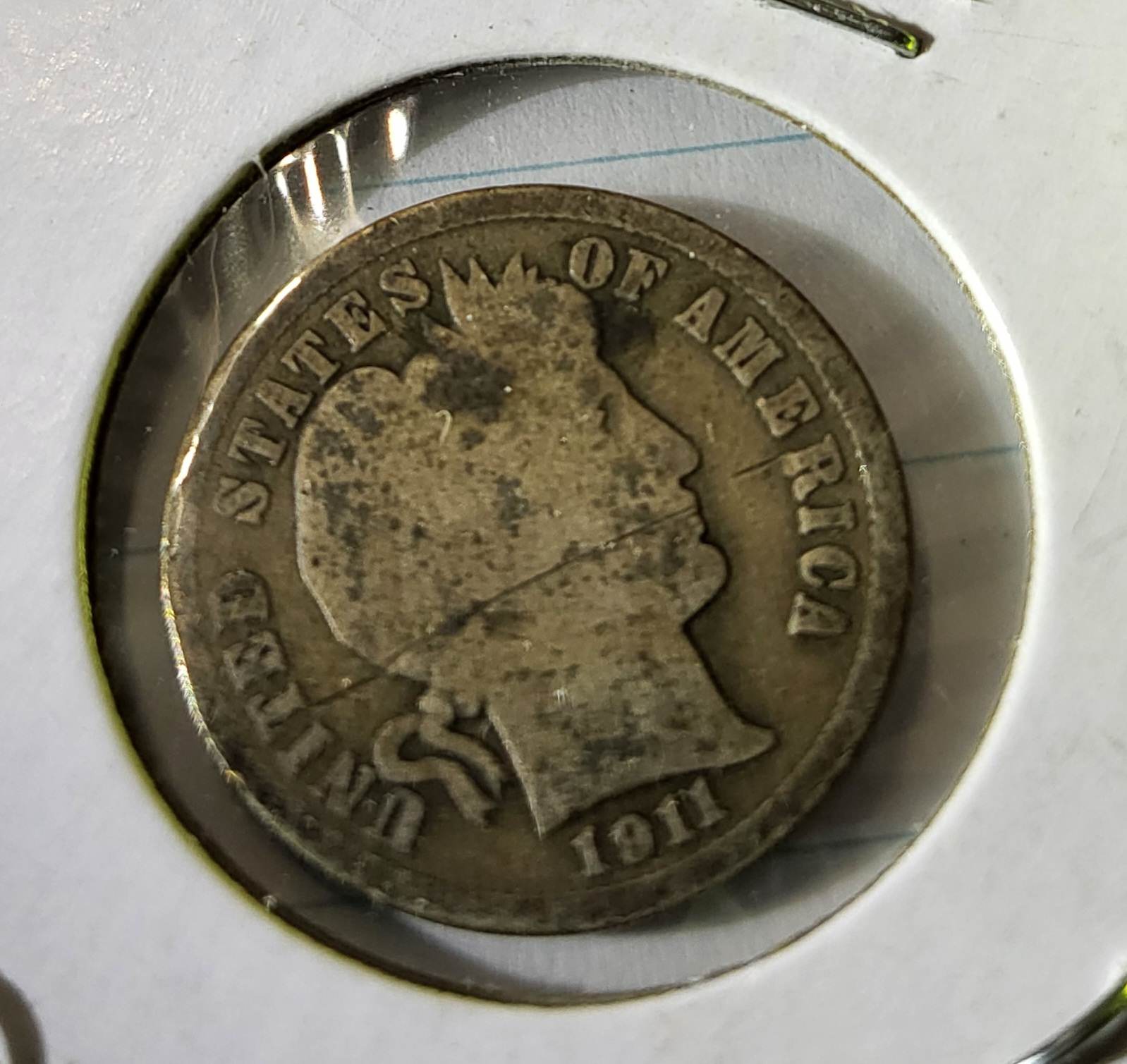 1911-Barber-Dime-Error?