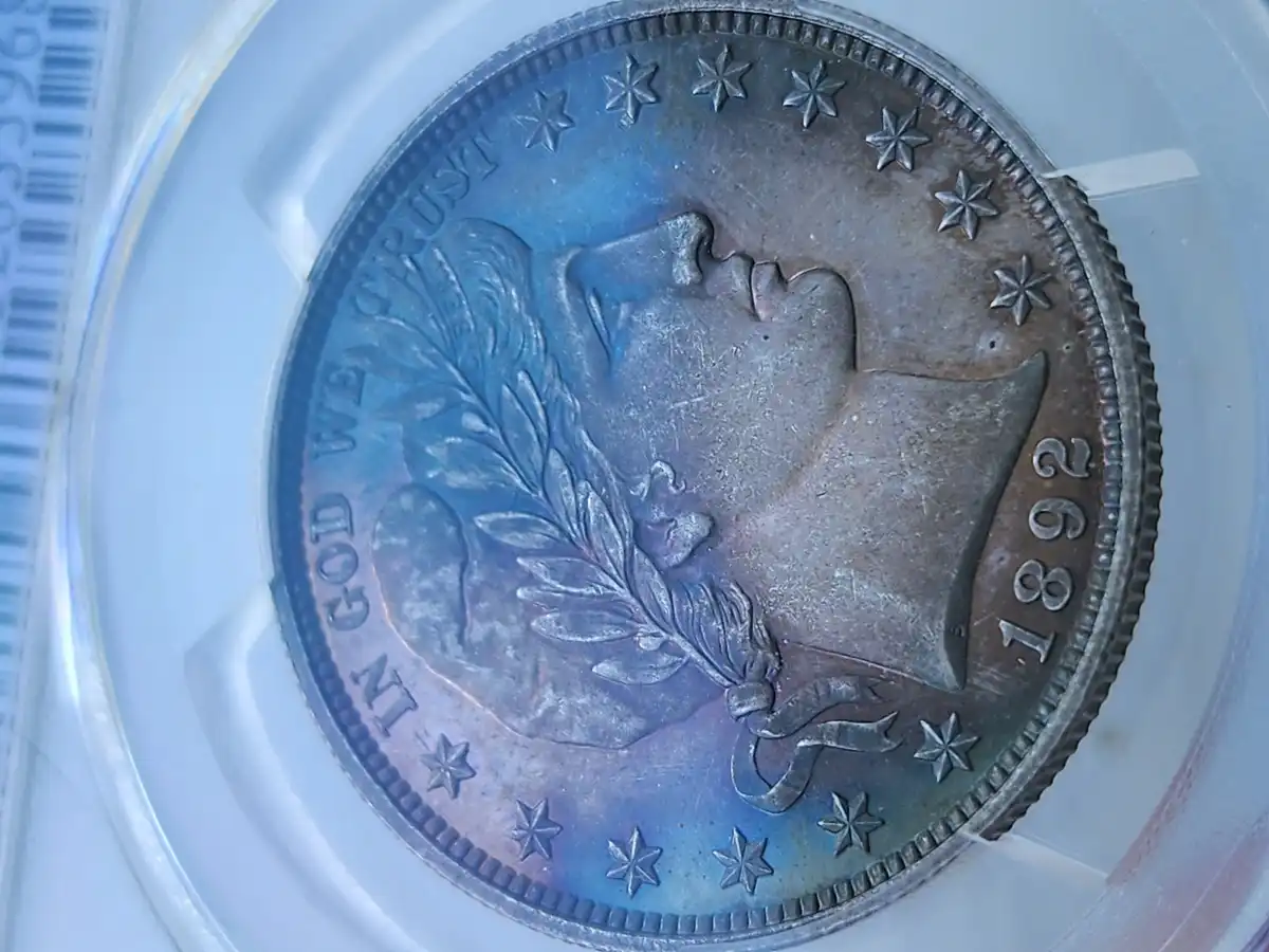 1892-Barber-Half-Dollar---Please-Evaluate-The-Toning-For-Premium-And-Type